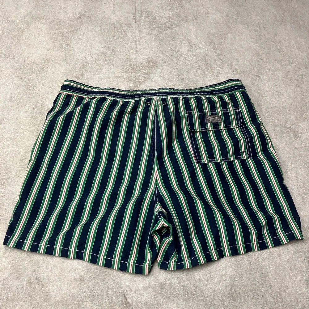 Vintage 80s 90s Polo Ralph Lauren Pony Swim Trunks 5